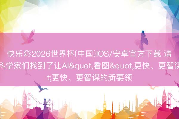 快乐彩2026世界杯(中国)IOS/安卓官方下载 清华大学的科学家们找到了让AI"看图"更快、更智谋的新要领